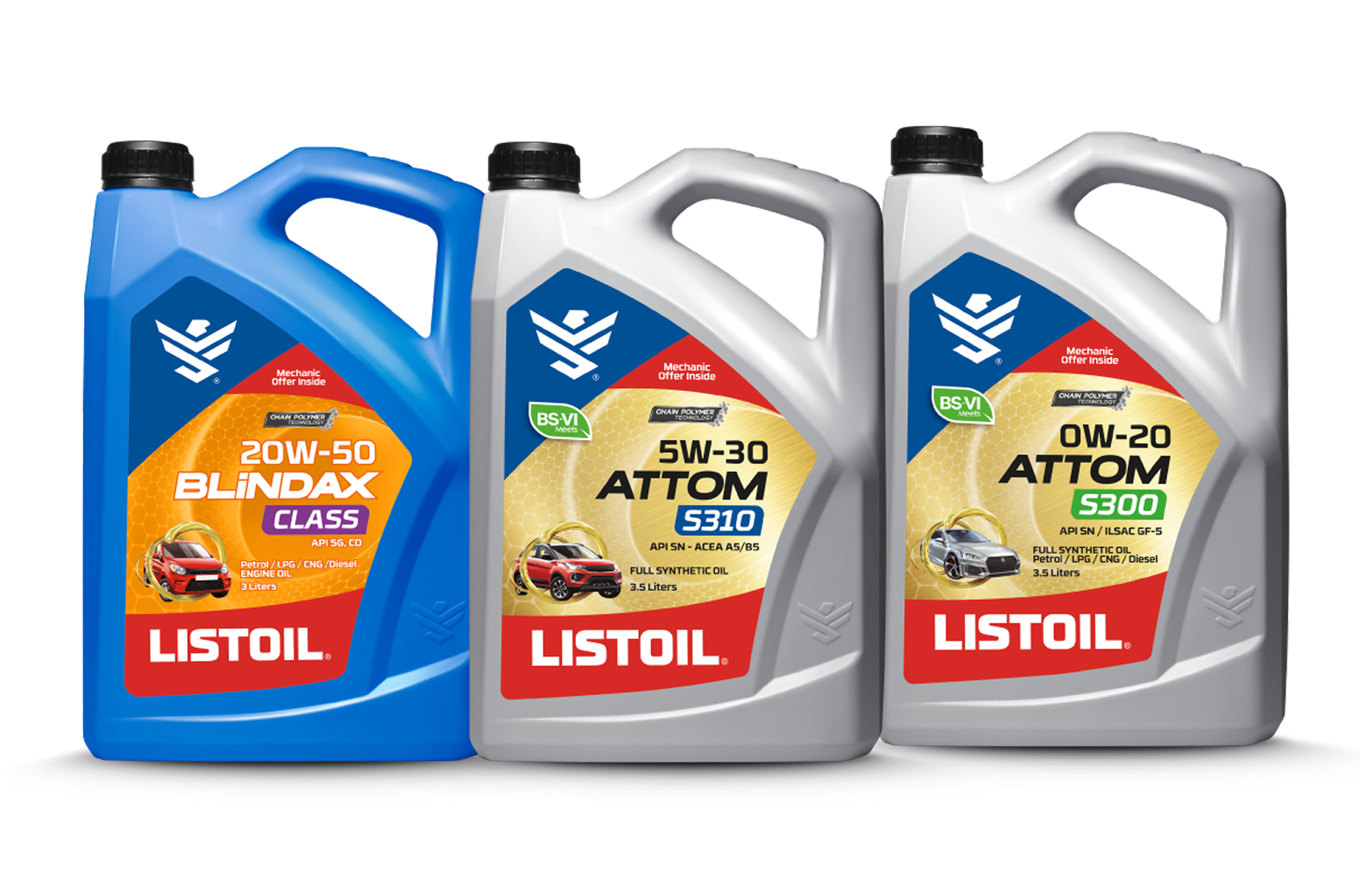 Light vehicle oils